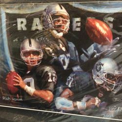 Raiders Poster Signed Signed