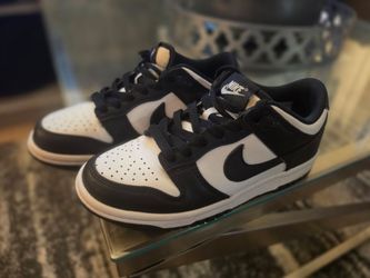 Nike Dunk Low Black & White – Youth Size 3.5