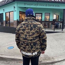 Bape Green Camo Puffer Jacket 2022 Release Japan Exclusive 