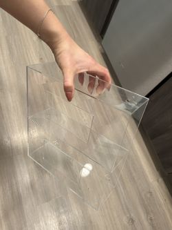 Clear Glove Holder Dispenser Wall Mount 