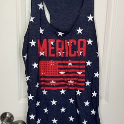 Merica Tank Top - Women’s Small