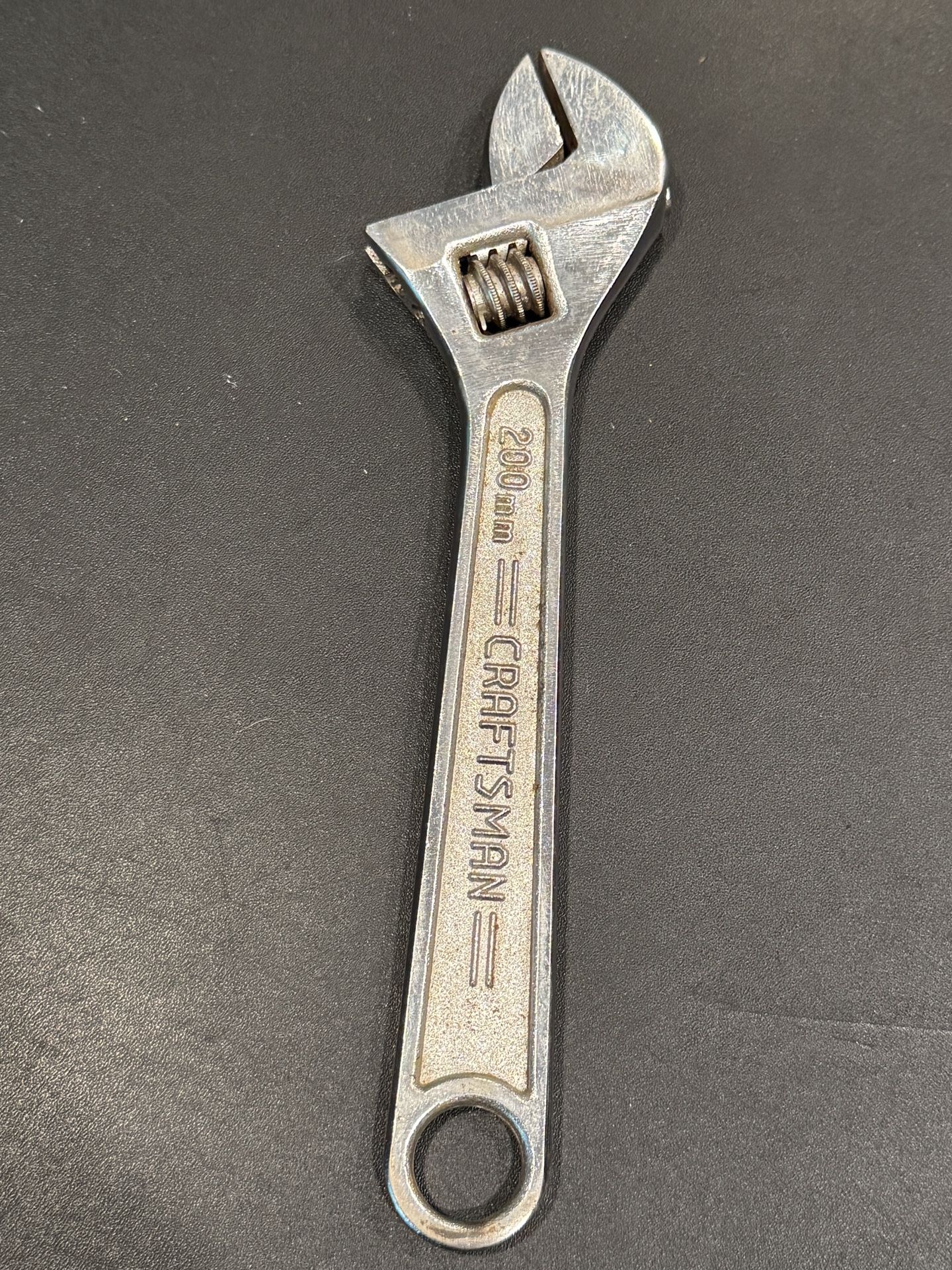 Vintage Craftsman 44603 8 Inch 200mm Adjustable Wrench Made In Japan Preowned