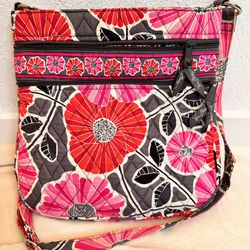 Vera Bradley | Crossbody | Travel | Pink Cherry Blossom | Large | Women Bag 