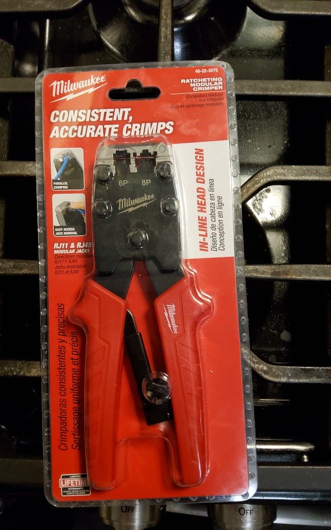 Milwaukee Ratcheting Modular Crimper Brand New In Box