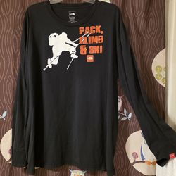 The North Face "Pack, Climb & Ski" Long Sleeve Graphic Tee - XXL - Fall 2009