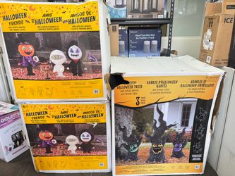 Costco Halloween Lighted Decorations Infinity Mirror – 3 Sets