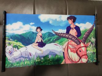 Princess Mononoke Wall Scroll