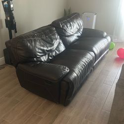 Leather Couch Recliner