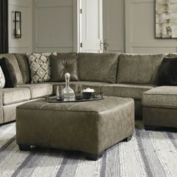 Abalone Chocolate RAF Sectional

