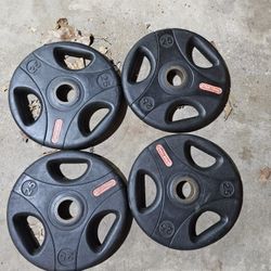 Star Trac commerical Urethane 100lbs Olympic 2" weights
