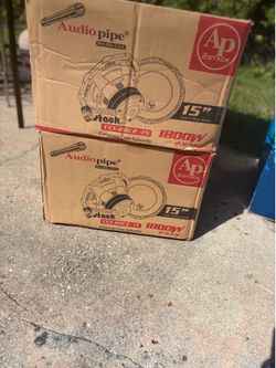 AudioPipe 15” 1800 watts