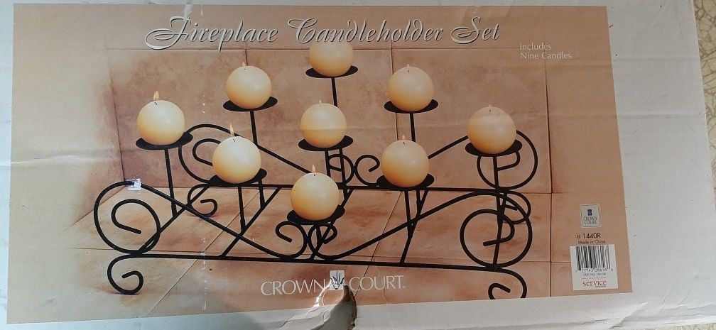 Fire Place Candle Holder 9 Candles