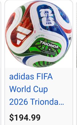 Trionda Adidas official world cup match soccer ball