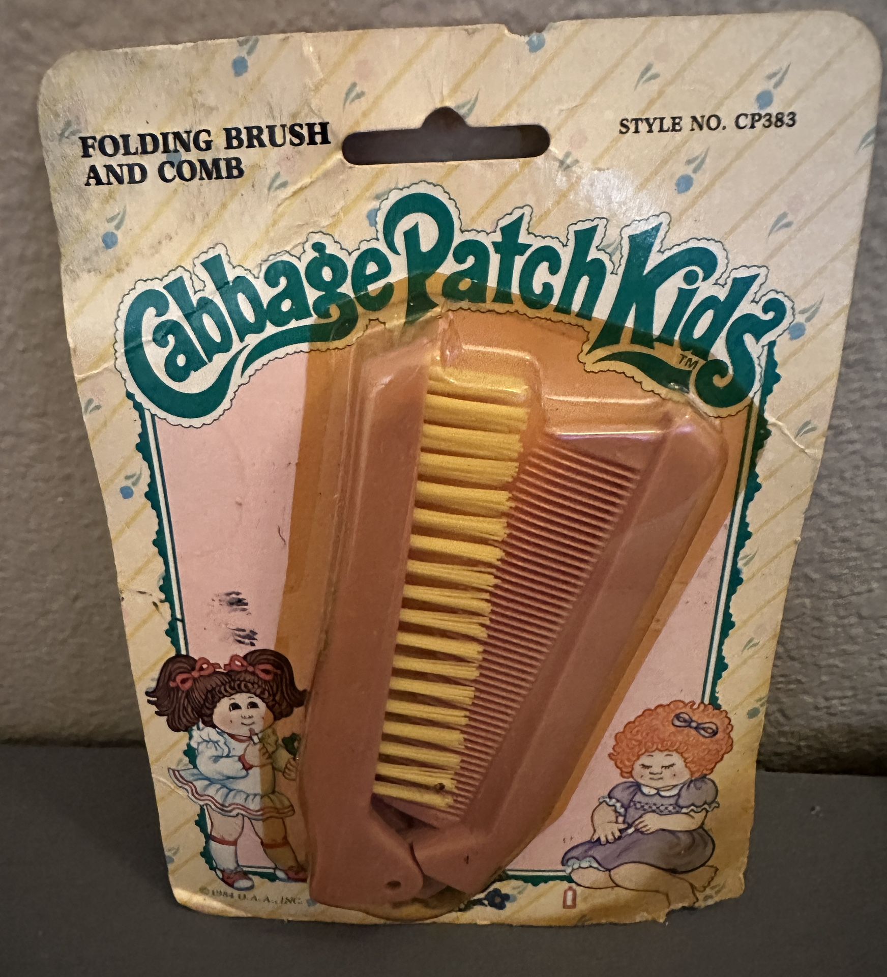 Vintage Cabbage Patch Kids CPK Folding Brush and Comb