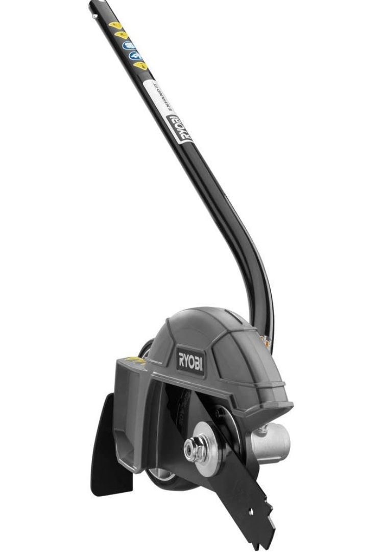 Ryobi Expand-It 8 in. Universal Straight Shaft Edger Attachment Power Lawn Edgers Garden Yard Tools