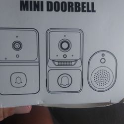 Mini Doorbell Camera Plus Lightbulb 360 Camera Both New In Box