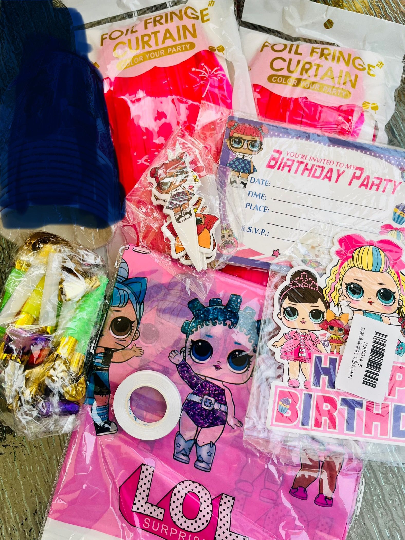 7 New L.O.L Party Theme Birthday Party Supplies