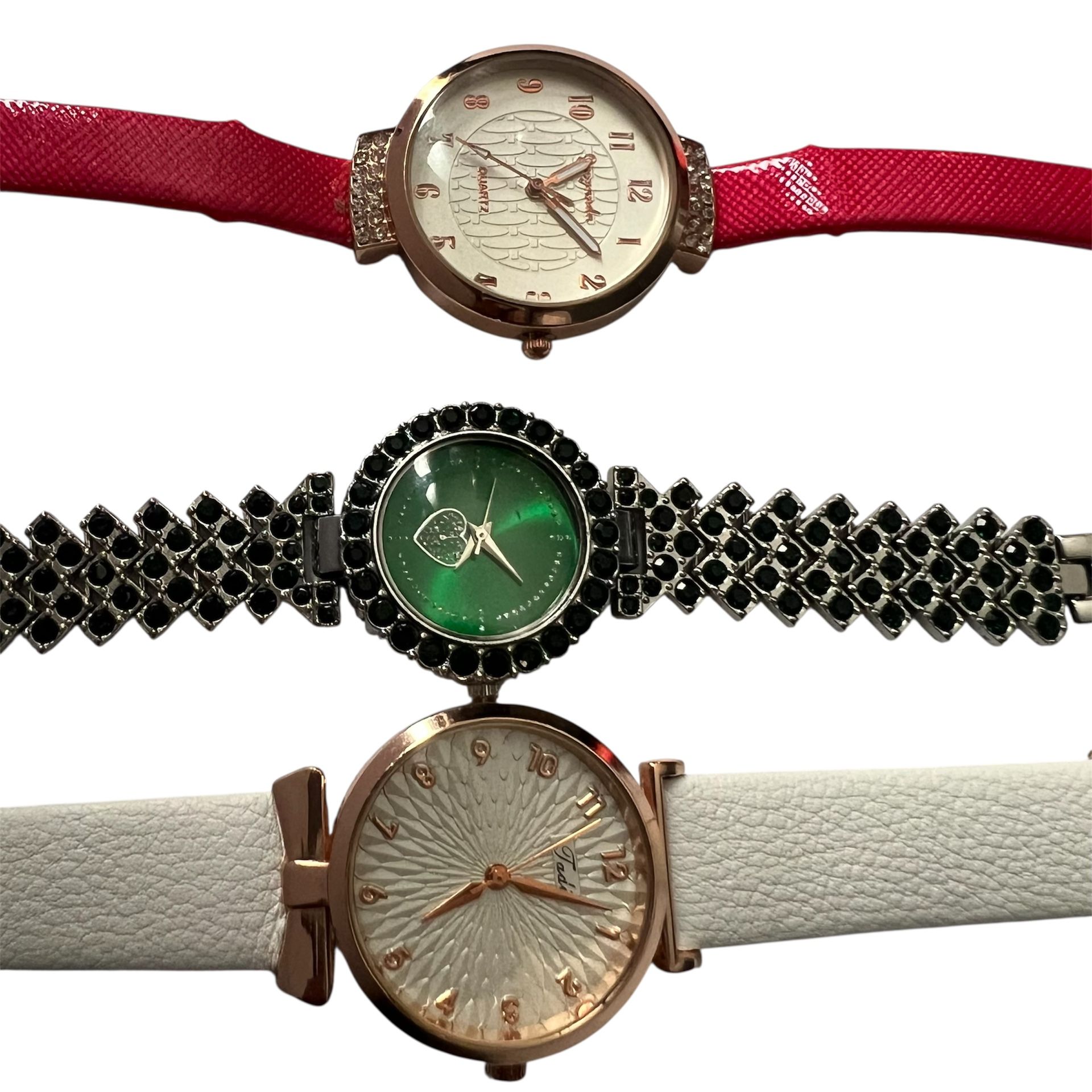 Three Watches Women New Battery It’s Working And Good Condition