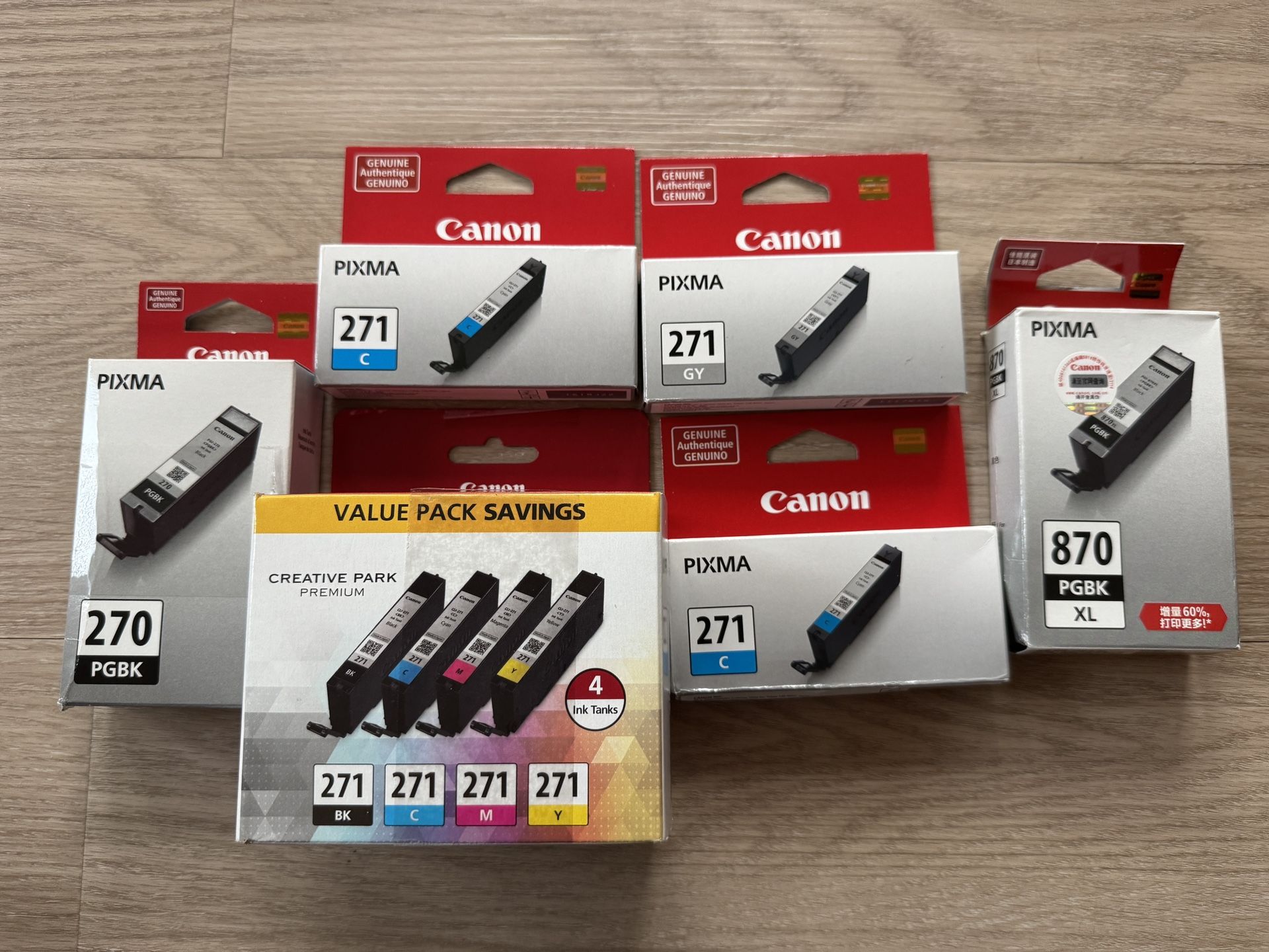Canon 270 271 Inks