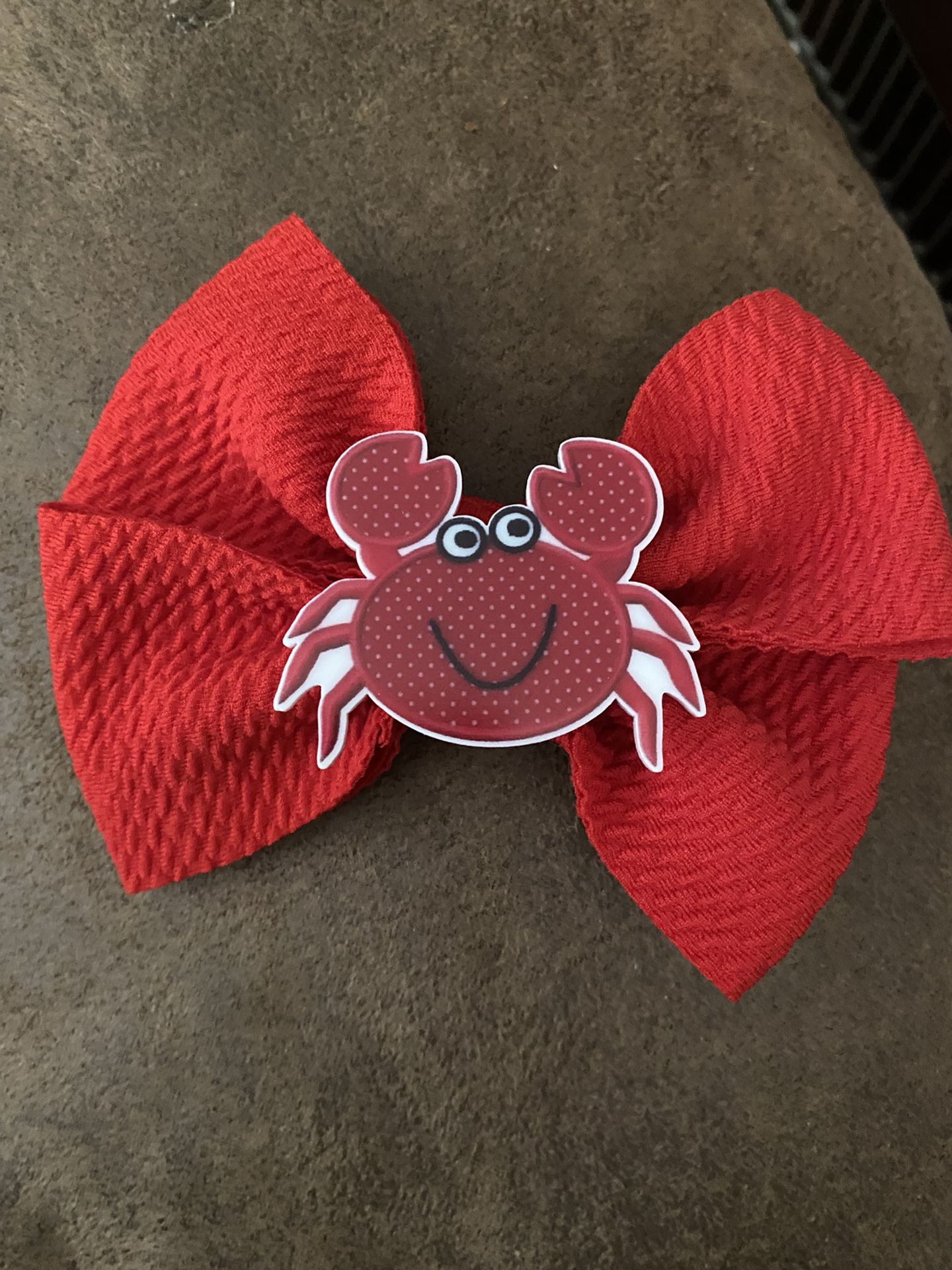 Crab Hair Bow