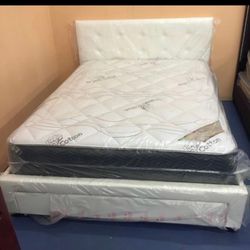 Queen Bed With Bamboo Mattress Only $399 Full Bed With Bamboo Mattress Only $385