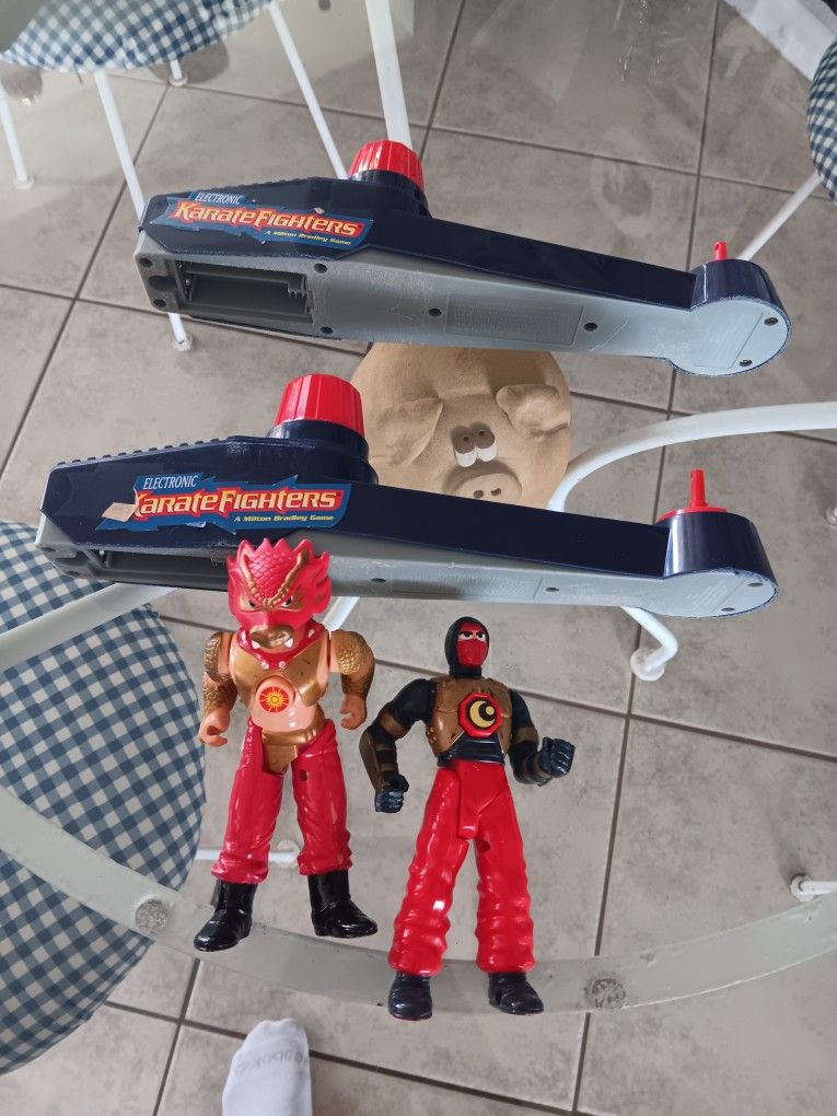 Vintage 90s Karate Fighters Actions Figures