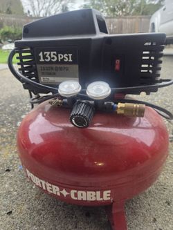 Air compressor And 2 Brad Nailers And Hoses