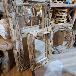 Balinese Driftwood Mirrors