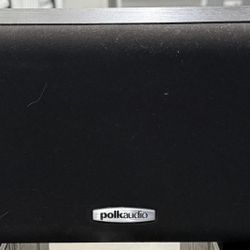 Polk Audio CS10 Center Channel Speaker with Dual 5-1/4" Drivers - Each (Black)