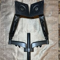 Dual Arm Adjustable Monitor Stand Desk Mount
