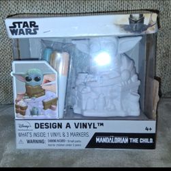NEW Star Wars "Design a Vinyl" includes vinyl sculpture and 3 markers