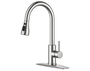 Kitchen Faucets  With Pull Down Sprayer