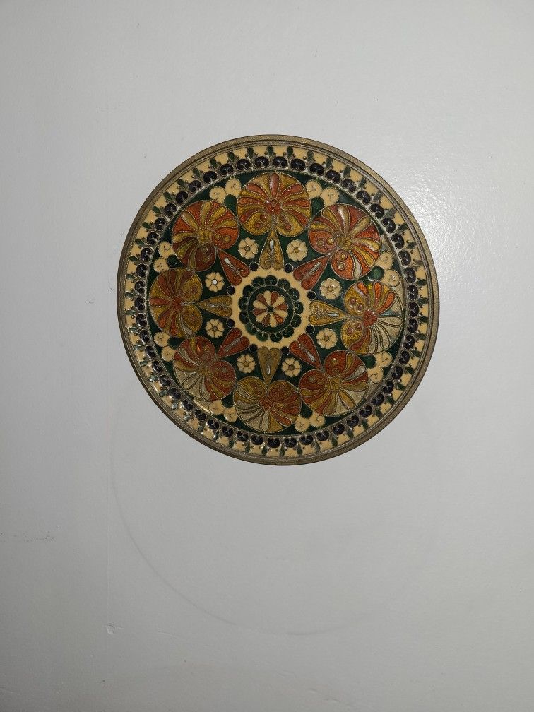 Antique Brass Hanging Plate