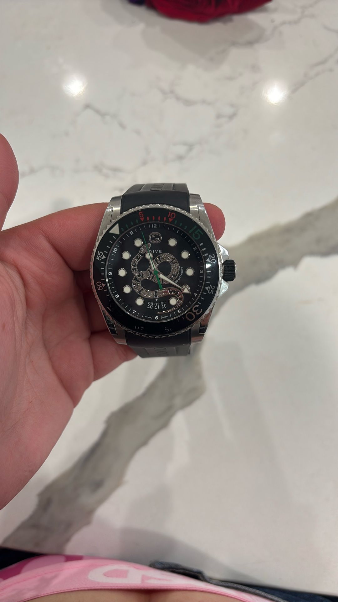 Gucci Men’s Dive Black Dial Watch