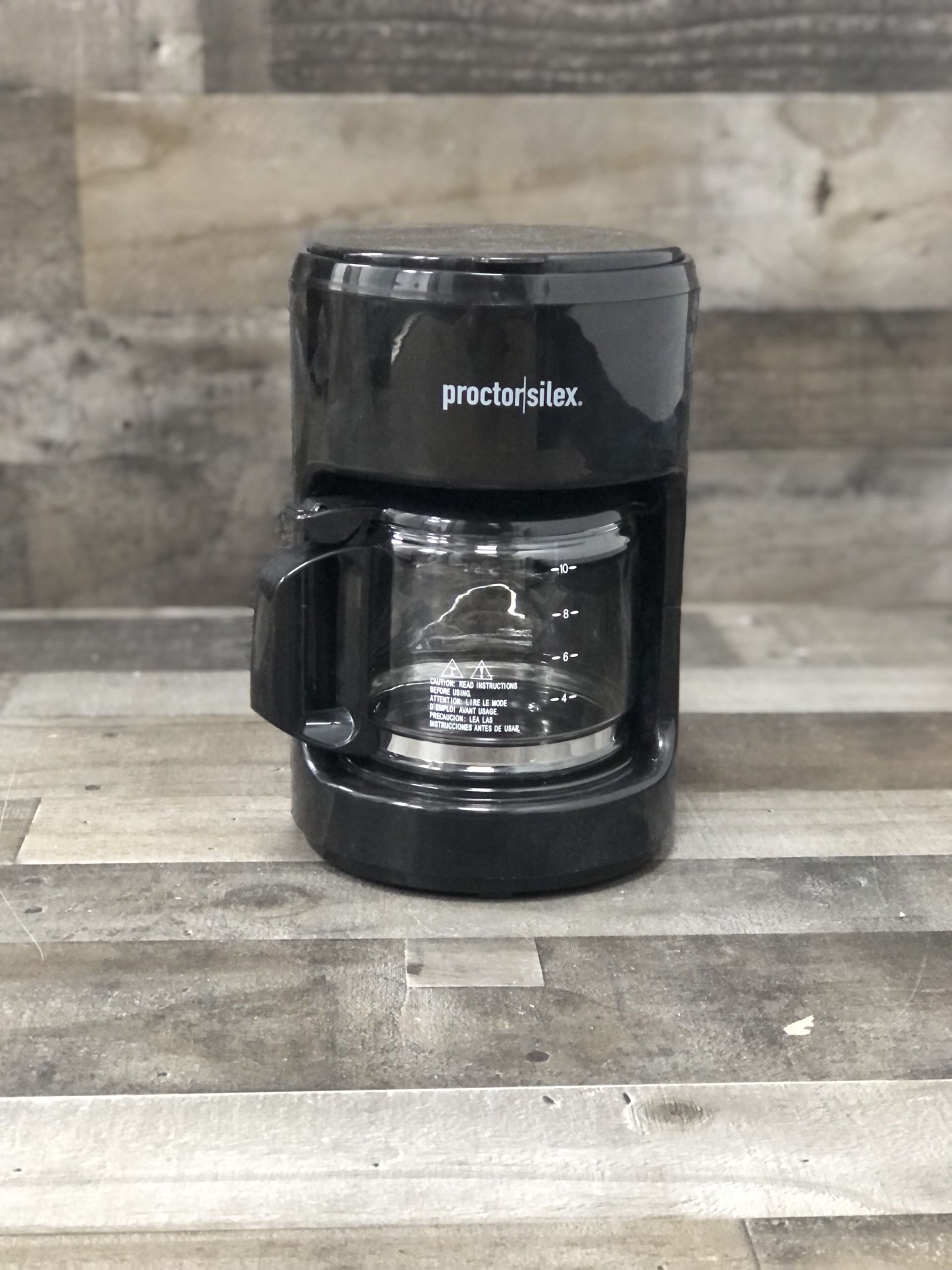 Proctor Silex Coffee Maker, Works with Smart Plugs That are Compatible with Alexa, Auto Pause and Serve, 10-Cup, Black