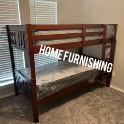 Furniture bunk bed, twin size twin size