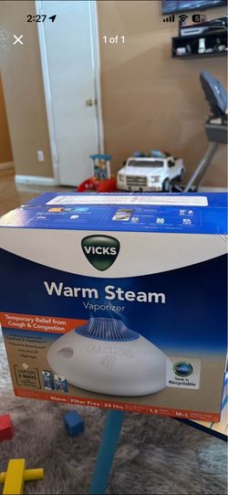 Vicks warms steam vaporizer