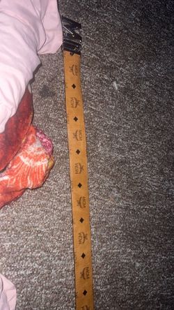 Brown mcm belt