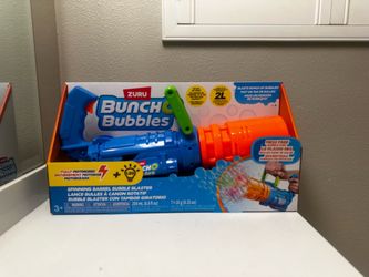 Bunch O Bubbles Spinning Barrel Bubble Blaster Bubble Gun Toy