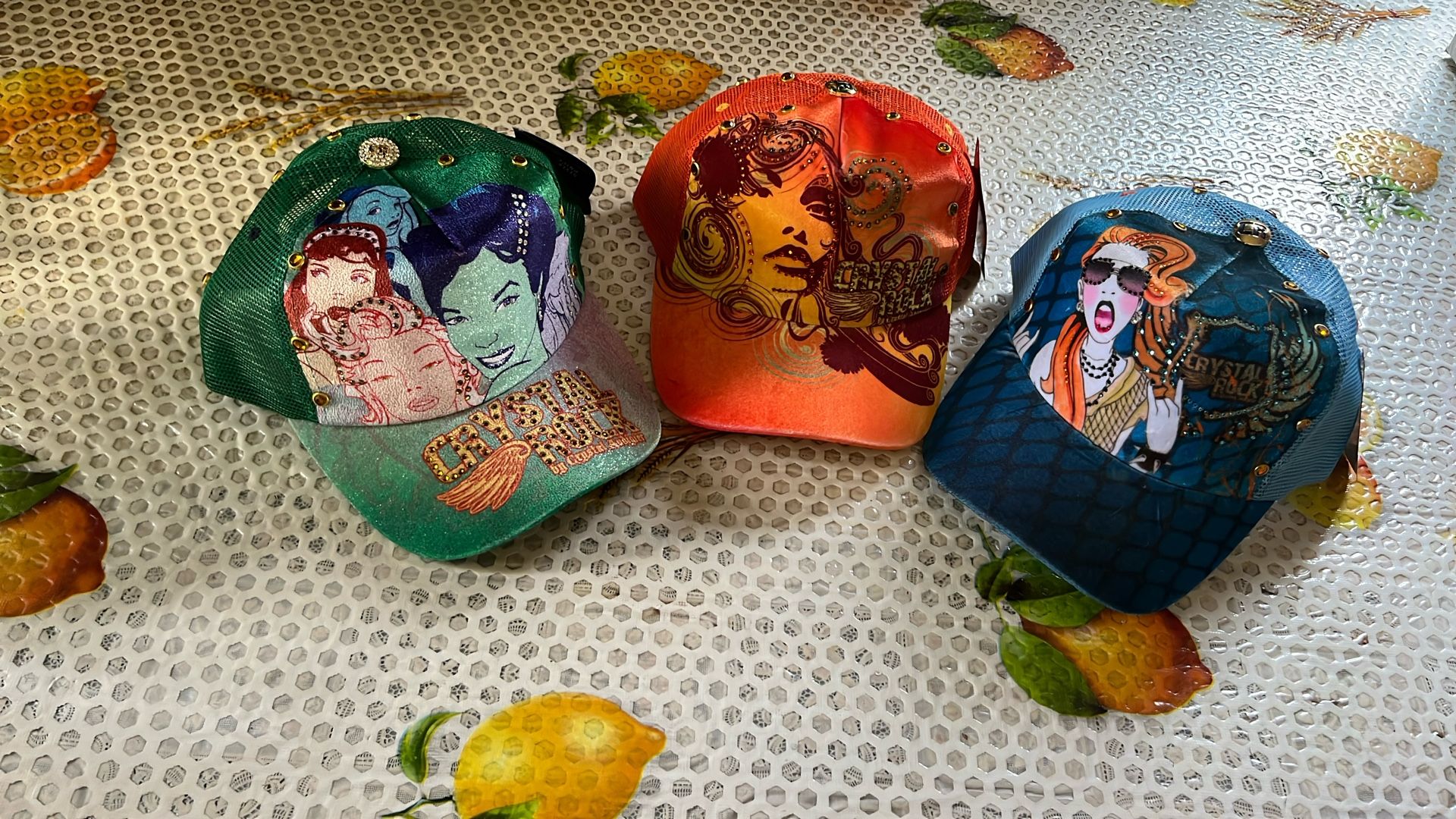 Crystal Rock Hats 30 Each