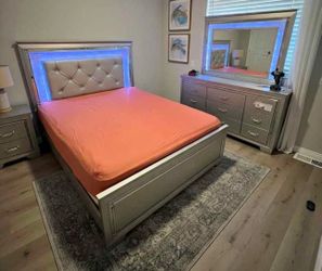New 4pc bedroom set in box buy now pay later $49 down no credit needed