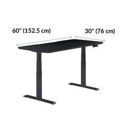 Excellent Condition Vari Electric Standing Desk 60×30 — Black/Black — $400 each / $700 for both