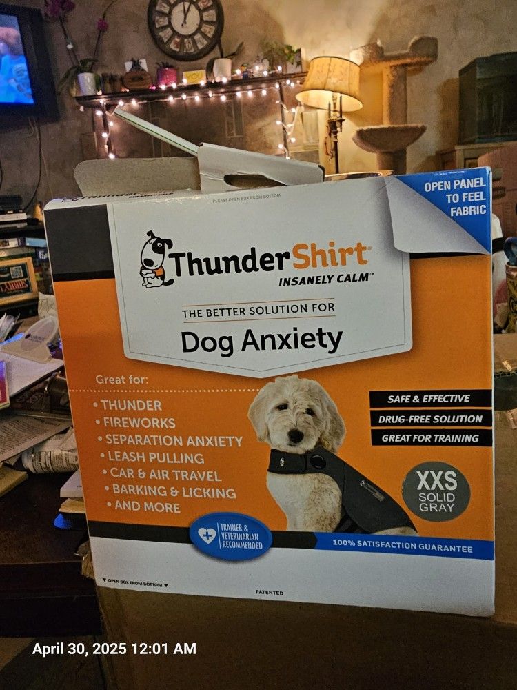 ThunderShirt for Dogs, XX Small - New