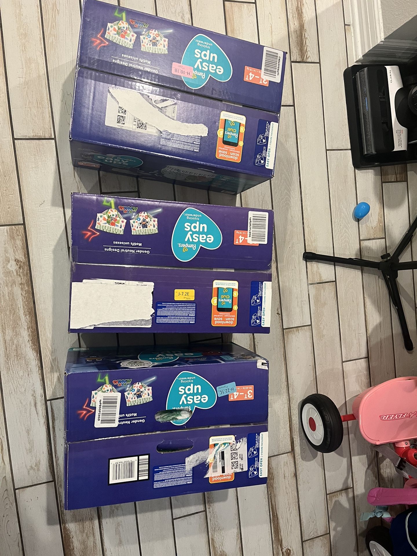 Pampers Pull Up/ Training 3t-4t, 3boxes For $100