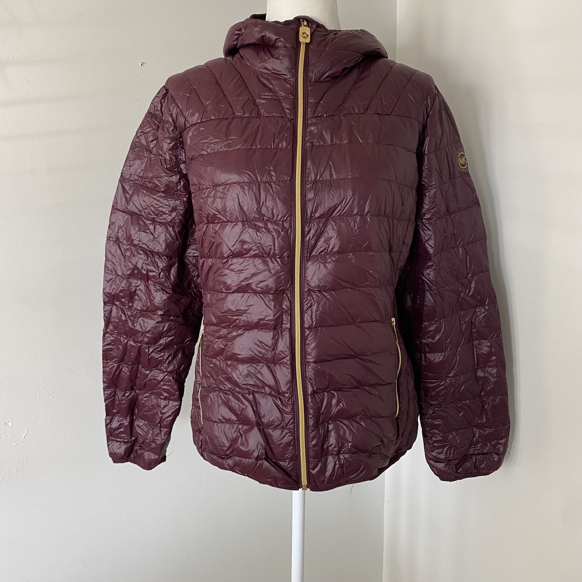 Michael Kors Packable Down Fill Puffer Jacket Womens XL