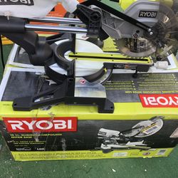 RYOBI 15 Amp 10 in. Sliding Compound Miter Saw with LED