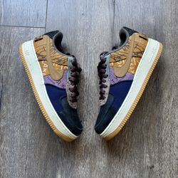 Nike Air Force 1 One Low Travis Scott Cactus Jack Mens Size 8 