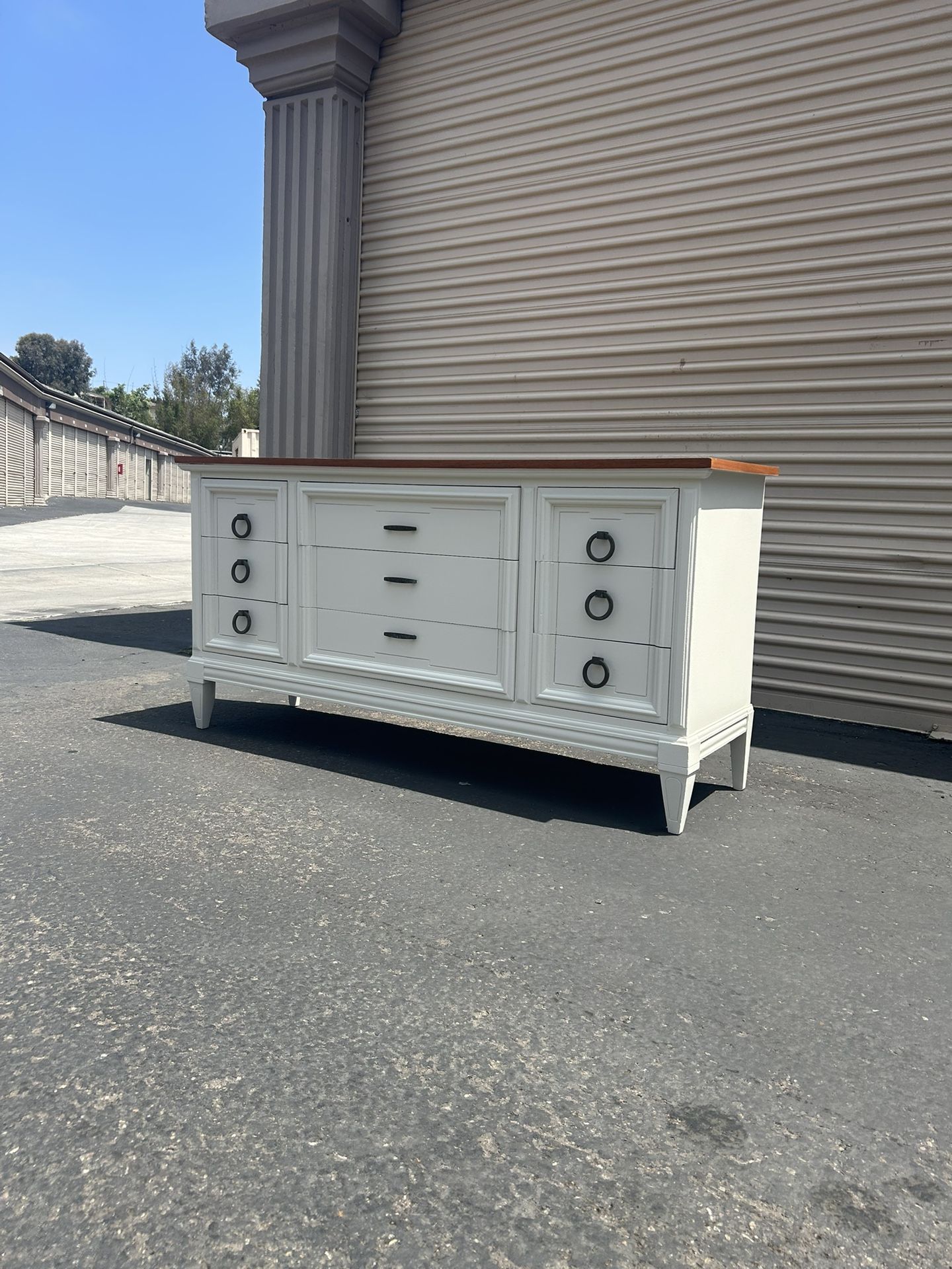 Vintage Refinished Farmhouse Dresser By Dixie