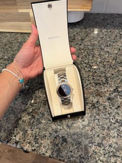 Movado Two-Tone Watch with Box