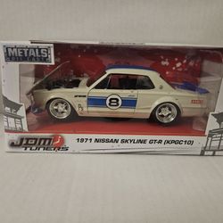 Jada 1971 Nissan Skyline GT-R 1:24 Model Car KPGC10 JDM Tuners
